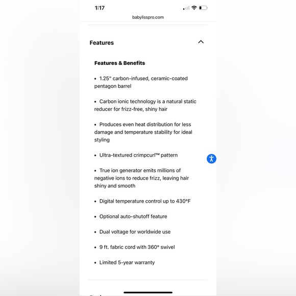 Babyliss Pro Studio Design Series Crimpcurl - Picture 8 of 10